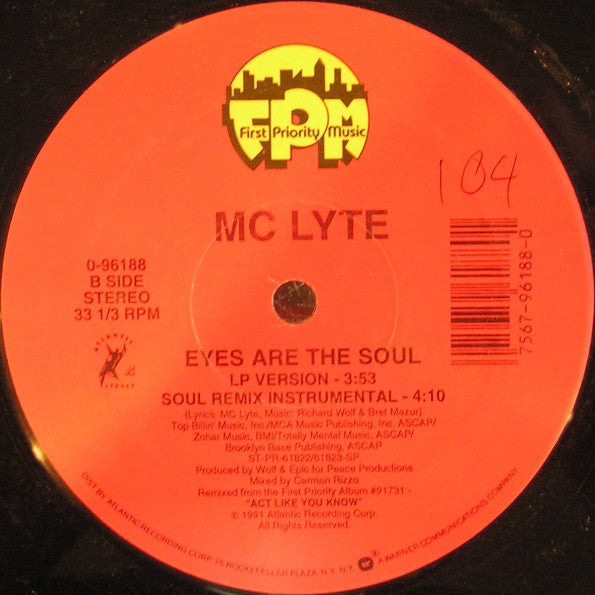 MC Lyte : Eyes Are The Soul (12")