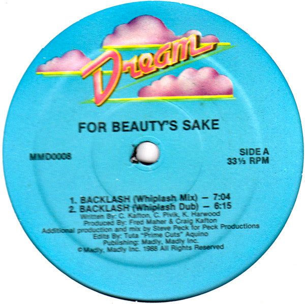 For Beauty's Sake : Backlash (12")