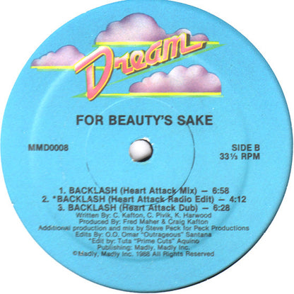 For Beauty's Sake : Backlash (12")