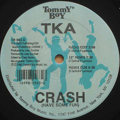 TKA Featuring Michelle Visage : Crash (Have Some Fun) (12", Single)
