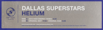 Dallas Superstars : Helium (12")