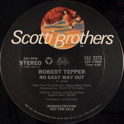 Robert Tepper : No Easy Way Out (12", Promo)