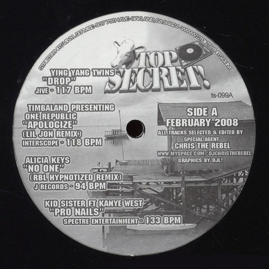 Various : Top Secret! - February 2008 (12")