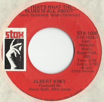 Albert King : That's What The Blues Is All About (7", RE)