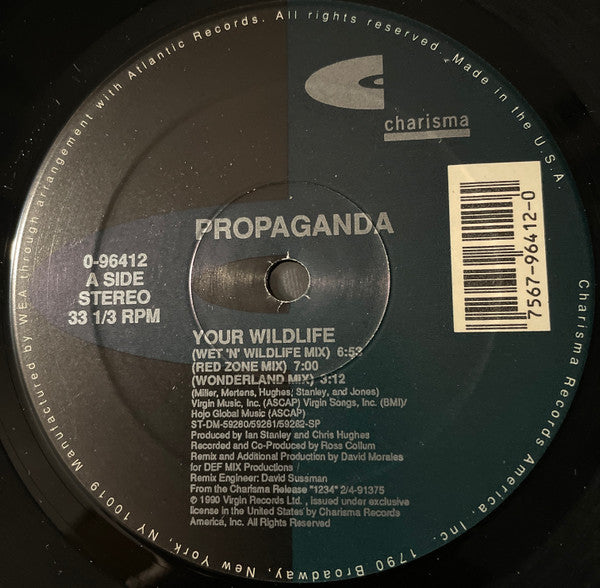 Propaganda : Your Wildlife (12")