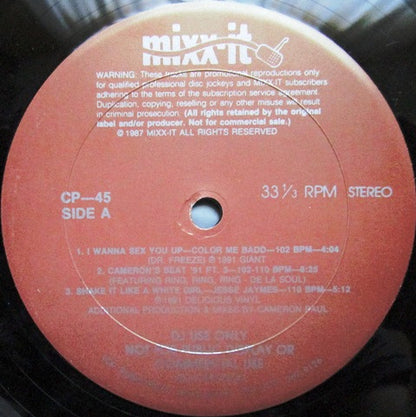 Various : Mixx-it 45 (12", Comp, P/Mixed, Promo)