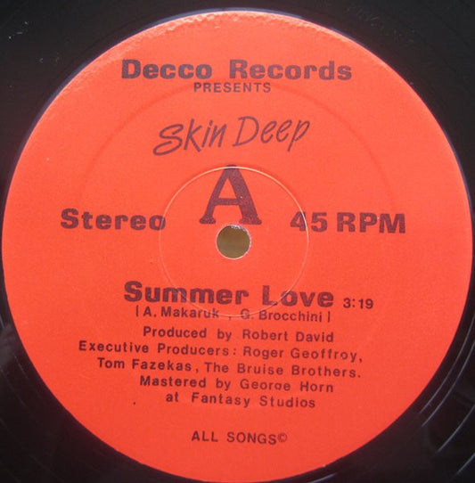 Skin Deep : Summer Love / Run To You / Waiting (12")