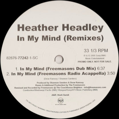 Heather Headley : In My Mind (Remixes) (2x12", Promo)