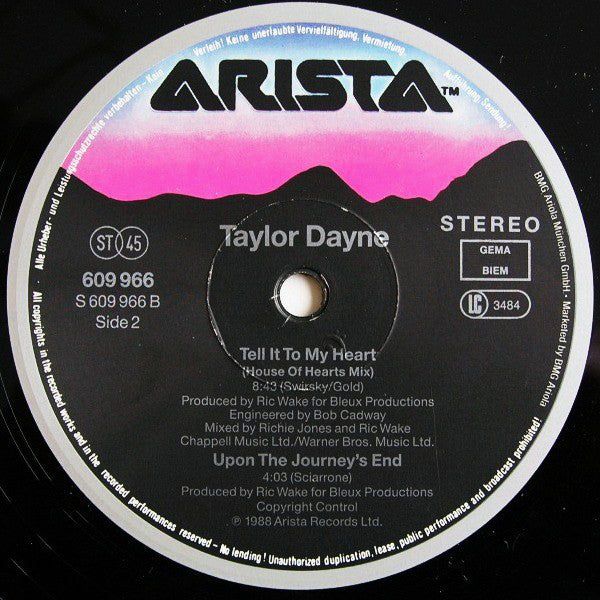 Taylor Dayne : Prove Your Love (House Mix) (12", Maxi)