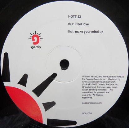 Hott 22 : I Feel Love (12")