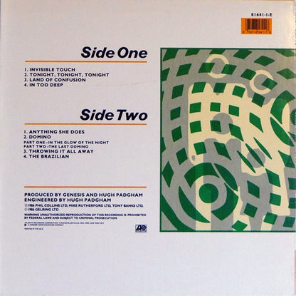 Genesis : Invisible Touch (LP, Album, All)
