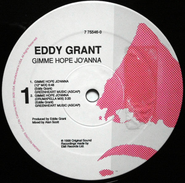 Eddy Grant : Gimme Hope Jo'anna (12")