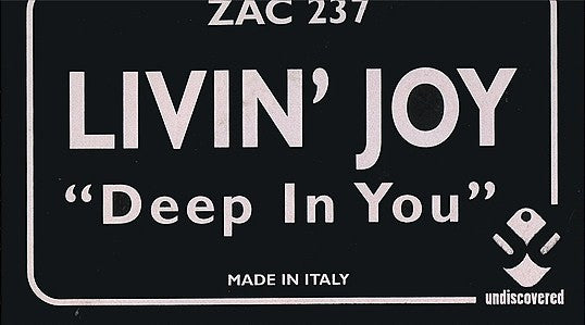 Livin' Joy : Deep In You (12")