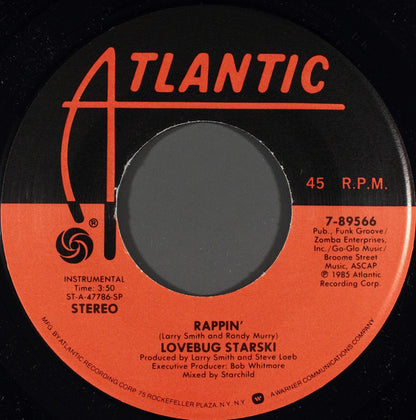 Lovebug Starski : Rappin'  (7", Single)