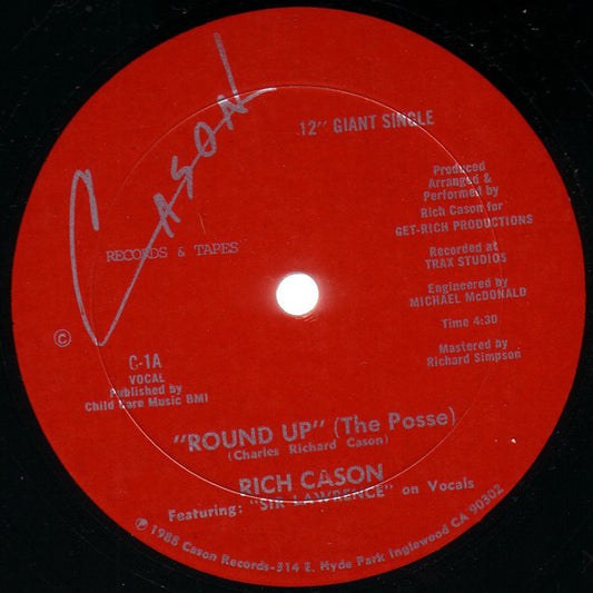 Rich Cason : Round Up (The Posse) (12", Single)