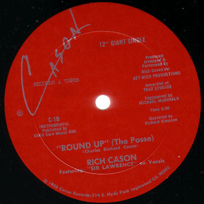 Rich Cason : Round Up (The Posse) (12", Single)