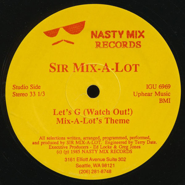 Sir Mix-A-Lot : I Just Love My Beat / Square Dance Rap (12", EP, Uph)
