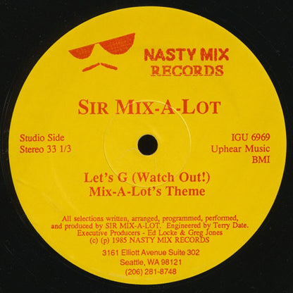 Sir Mix-A-Lot : I Just Love My Beat / Square Dance Rap (12", EP, Uph)
