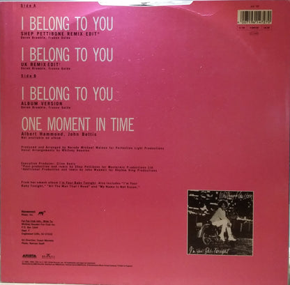 Whitney Houston : I Belong To You (12", Single)