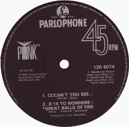 Vicious Pink : Cccan't You See... (12", Single)