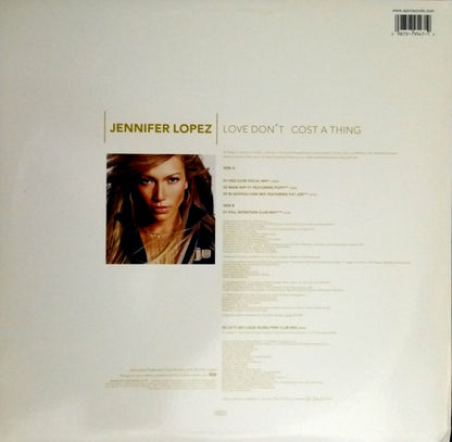 Jennifer Lopez : Love Don't Cost A Thing (12")