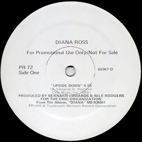 Diana Ross / Rick James : Upside Down / Big Time (12", Promo)