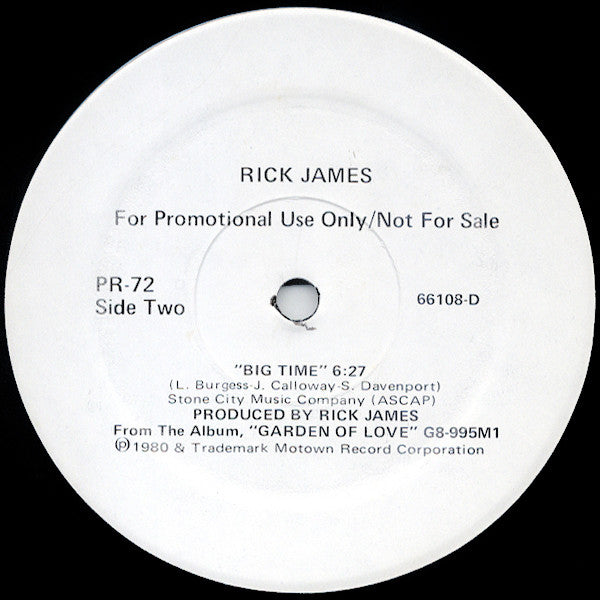 Diana Ross / Rick James : Upside Down / Big Time (12", Promo)