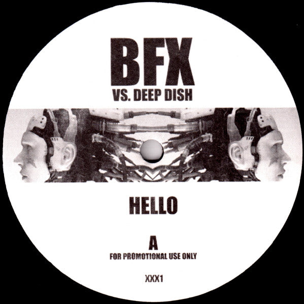 BFX : Hello / Time Goes By (12", Promo)