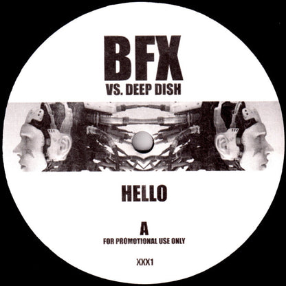 BFX : Hello / Time Goes By (12", Promo)