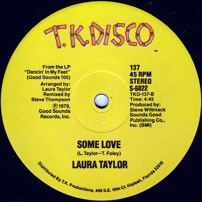 Laura Taylor : All Through Me (12")