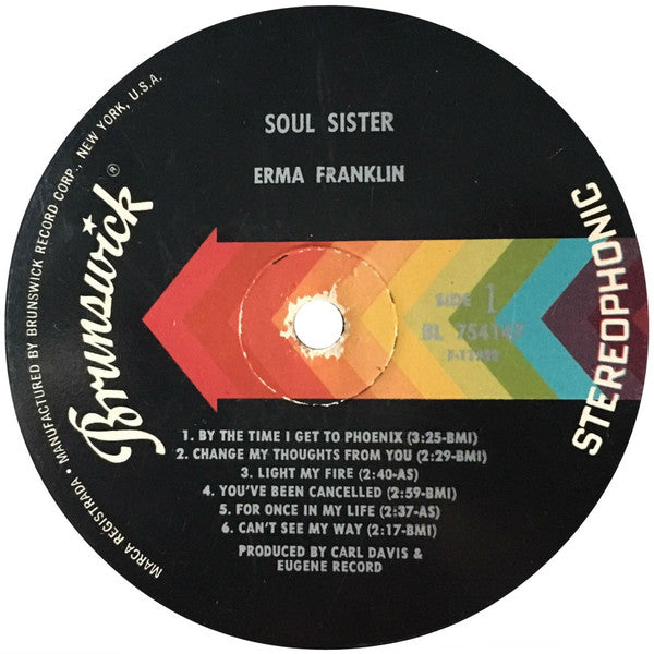 Erma Franklin : Soul Sister (LP, Album)