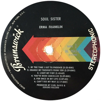 Erma Franklin : Soul Sister (LP, Album)