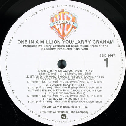Larry Graham : One In A Million You (LP, Album, Win)