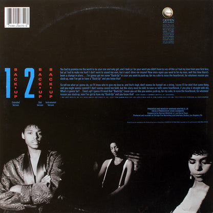 Jesse's Gang : Back-Up (12", Maxi)