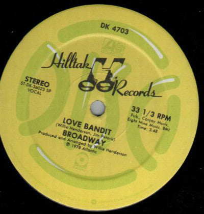 Broadway (5) : Kiss You All Over / Love Bandit (12")
