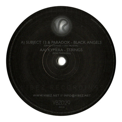 Subject 13 & Paradox / Kymera : Black Angels / Strings (12")