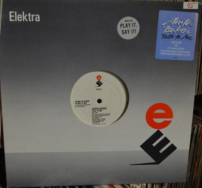 Anita Baker : Talk To Me (12", Promo)