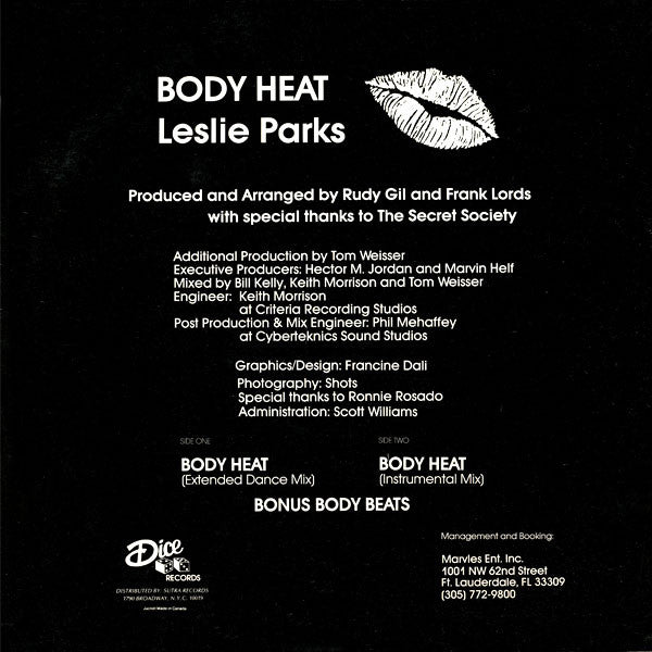Leslie Parks : Body Heat (12")