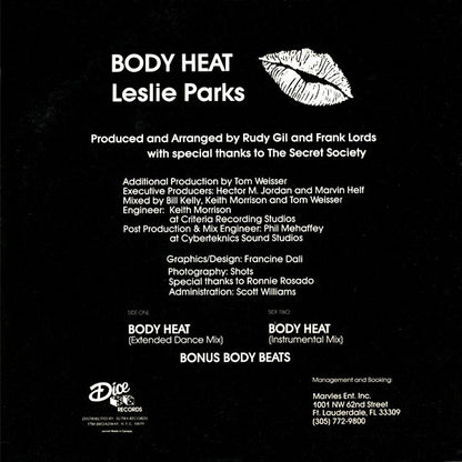 Leslie Parks : Body Heat (12")