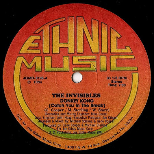 The Invisibles (2) : Donkey Kong (Catch You In The Break) (12")