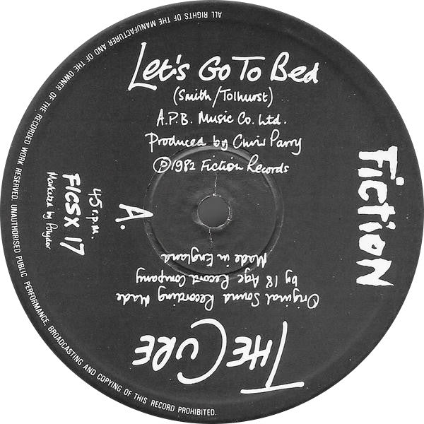 The Cure : Let's Go To Bed (12", Single)