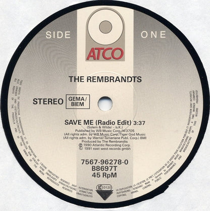The Rembrandts : Save Me (12", Single)