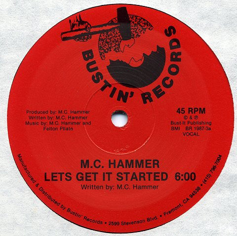 M.C. Hammer* : Let's Get It Started (12")