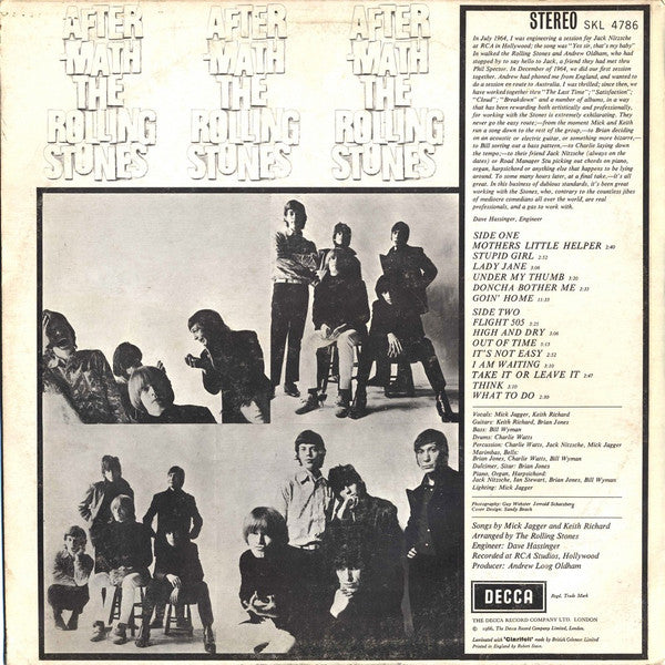 The Rolling Stones : Aftermath (LP, Album, RP)