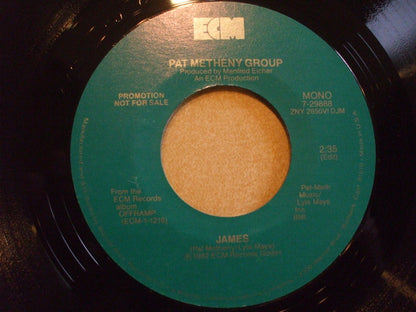 Pat Metheny Group : James (7", Mono, Promo, Ste)