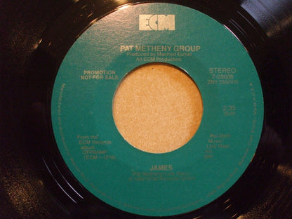 Pat Metheny Group : James (7", Mono, Promo, Ste)