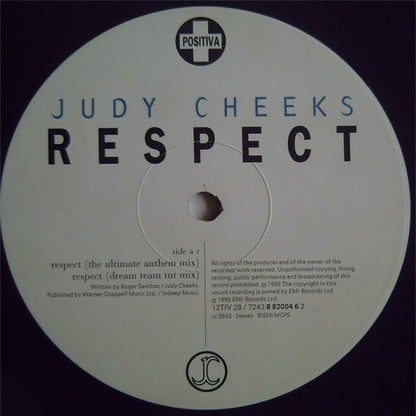 Judy Cheeks : Respect (12", Single)