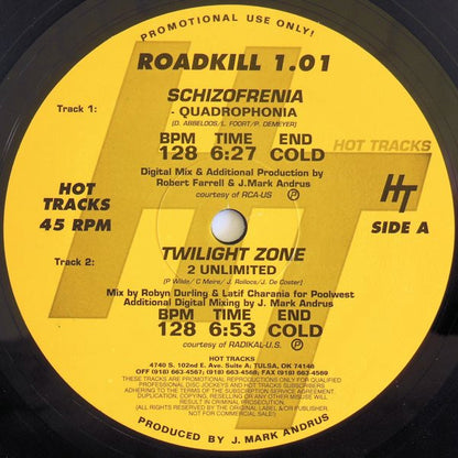 Various : Hot Tracks - Roadkill! 1.01 (2x12", Comp, Promo)