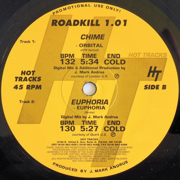 Various : Hot Tracks - Roadkill! 1.01 (2x12", Comp, Promo)