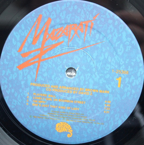 Mazarati : Mazarati (LP, Album, All)